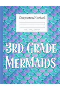 Composition Notebook 3rd Grade Mermaids