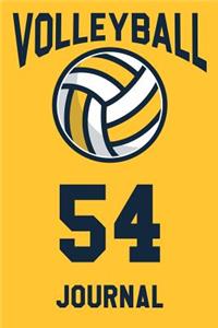 Volleyball Journal 54