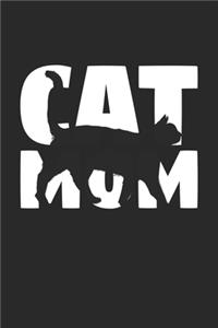 Cat Journal - Cat Mom Cat Notebook - Gift for Animal Lovers