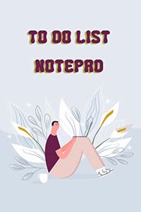 To Do List Notepad