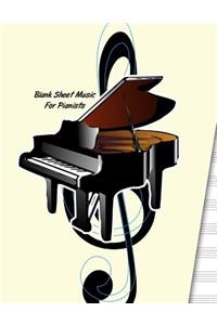 Blank Sheet Music for Pianists