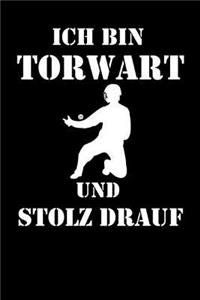 Ich Bin Torwart Und Stolz Drauf: Notizbuch Unihockey Notebook Innebandy Hockey 6x9 Punkteraster