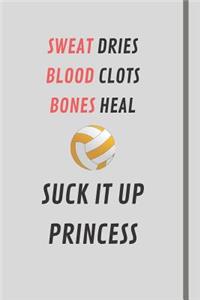 Sweat Dries, Blood Clots, Bones Heal - Suck it up Princess