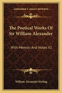 Poetical Works of Sir William Alexander