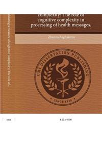 Developing and Validating a Measure of Cognitive Complexity