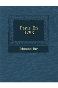 Paris En 1793