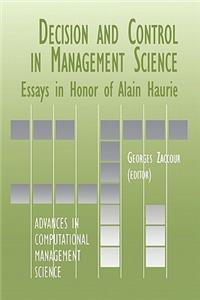 Decision & Control in Management Science