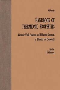 Handbook of Thermionic Properties