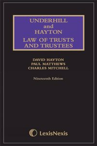 Underhill and Hayton Law of Trusts and Trustees Set