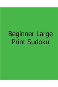 Beginner Large Print Sudoku