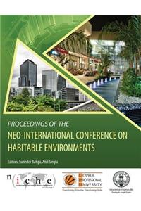 Proceedings of the Neo-International Conference on Habitable Environments