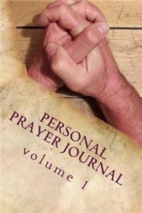 Personal prayer journal