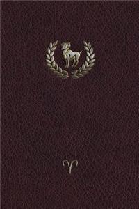 Monogram Aries Journal