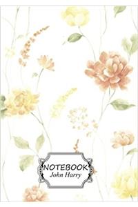 Flower Wallpaper: Pocket Notebook Journal Diary (Notebook Lined,blank No Lined)