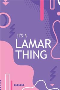 It's a Lamar Thing