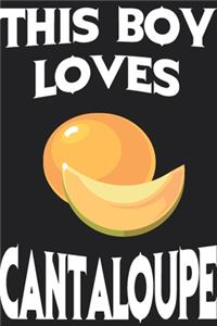 This Boy Loves Cantaloupe Notebook