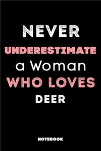 Never Underestimate a Woman Who Loves Deer