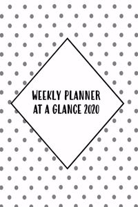 Weekly Planner At A Glance 2020
