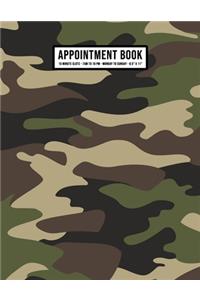 Camo Appointment Book