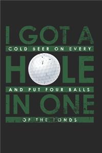 Funny Golfing Notebook - Player Journal Planner