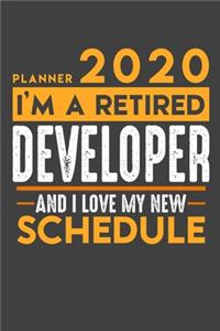 Weekly Planner 2020 - 2021 for retired DEVELOPER