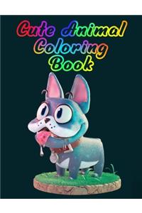 Cute Animal Coloring Book