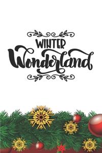 Winter Wonderland Notebook