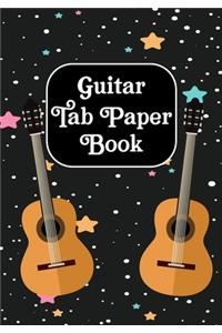 Guitar Tab Paper Book