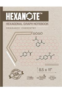 HEXANOTE Hexagonal Grap Notebook Oraganic Chemistry