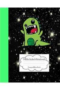 Wide Ruled Notebook Composition Book