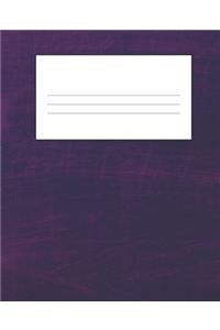 Purple Composition Notebook