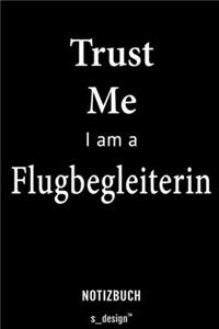Notizbuch für Flugbegleiter / Flugbegleiterin