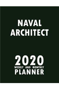 Naval Architect 2020 Weekly and Monthly Planner