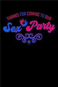 Thanks for Coming To Our Sex Party