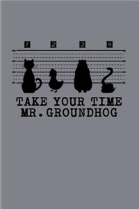 Take Your Time Mr. Groundhog