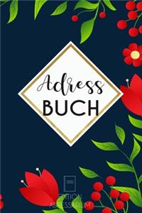 Adressbuch floral