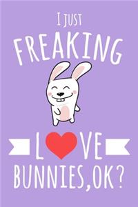 I Just Freaking Love Bunnies, OK?