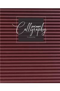 Calligraphy grid paper For practice writing