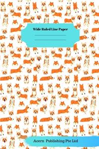 Chinese New Year Theme Wide Ruled Line Paper