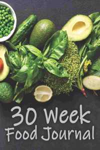 30 Week Food Journal