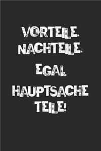 Vorteile, Nachteile, Egal Hauptsache Teile