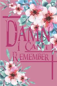 Damn I Can't Remember