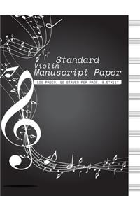 Violin Standard Manuscript Paper