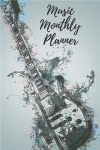 Music Monthly Planner
