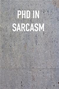 PHD IN SaRCASM