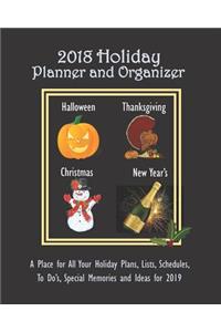 2018 Holiday Planner and Organizer