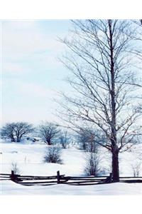 Winter Theme School Composition Book Beautiful Day 130 Pages