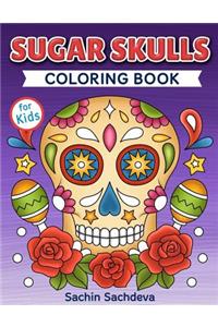 Sugar Skulls Coloring Book for Kids