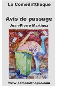 Avis de passage
