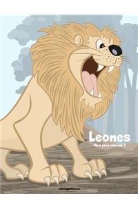 Leones libro para colorear 2